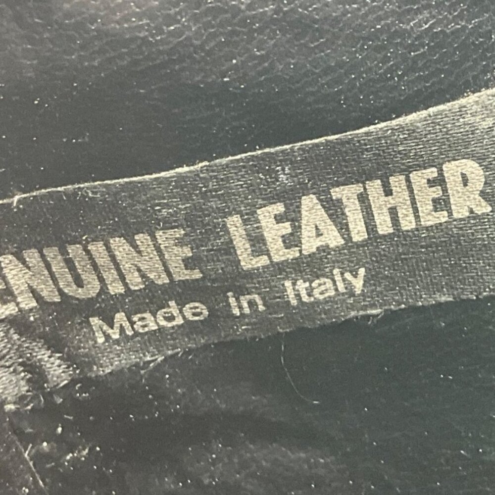 Made in Italy Leopard Print Leather Cowhide Small Crossbody Bag - Picture 9 of 14